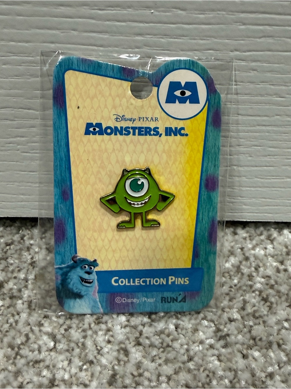 Japan Disney monsters inc Mike Wazowski pin
